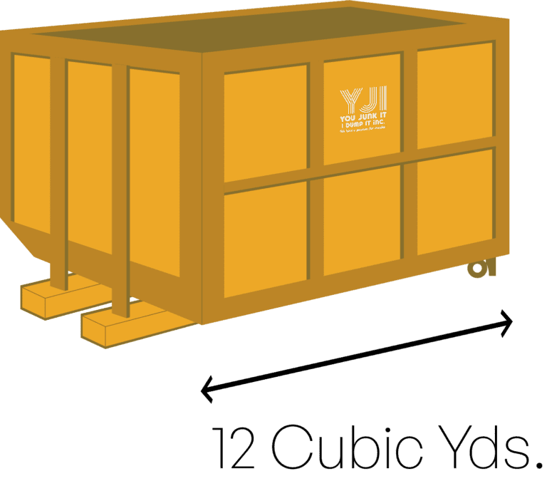 12 yard roll-off bin
