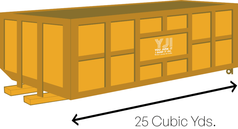 25 yard roll-off bin
