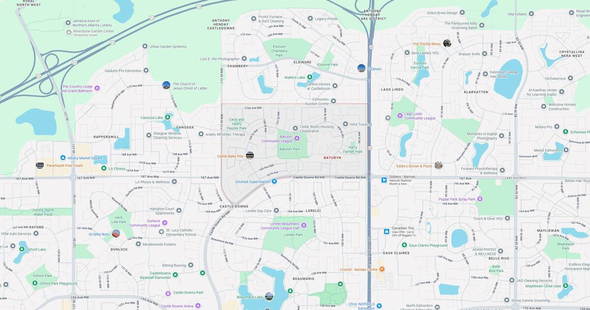 High-resolution city map.