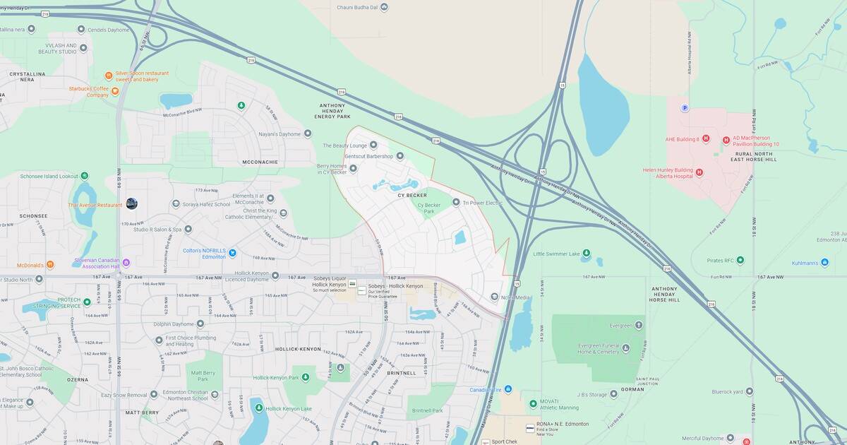 Detailed city map showing major roads, green spaces, and residential areas for navigation and urban planning.