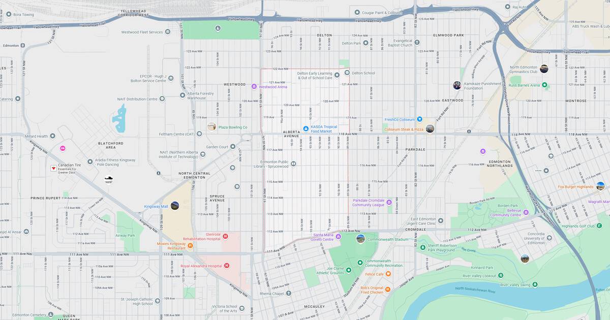 Detailed city map highlighting streets, parks, and key locations for urban planning and travel planning.