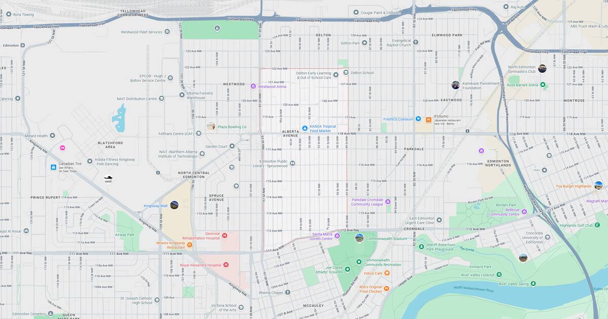 Detailed city map highlighting streets, parks, and key locations for navigation and urban planning.
